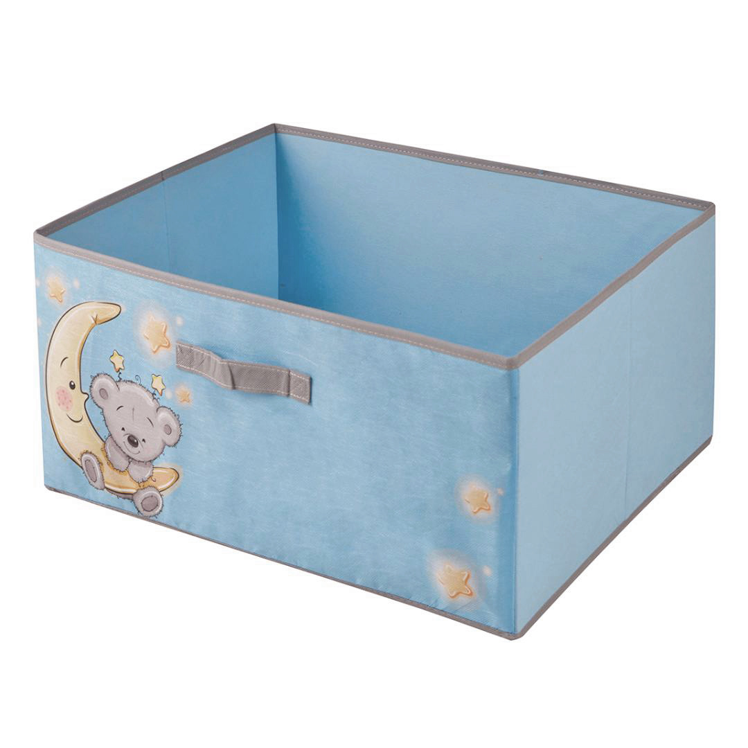 Короб для хранения "Мишка",  Д540 Ш400 В250, голубой